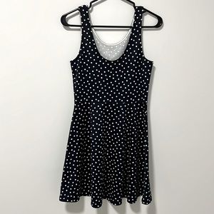 Summer midi dress dark blue
